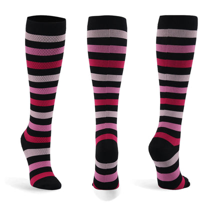 Striped Series Casual Compression Socks(6 Pairs) - image 2