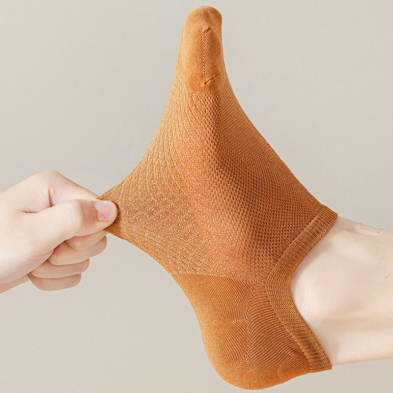 Mesh Massage No Show Socks(5 Pairs) - image 2
