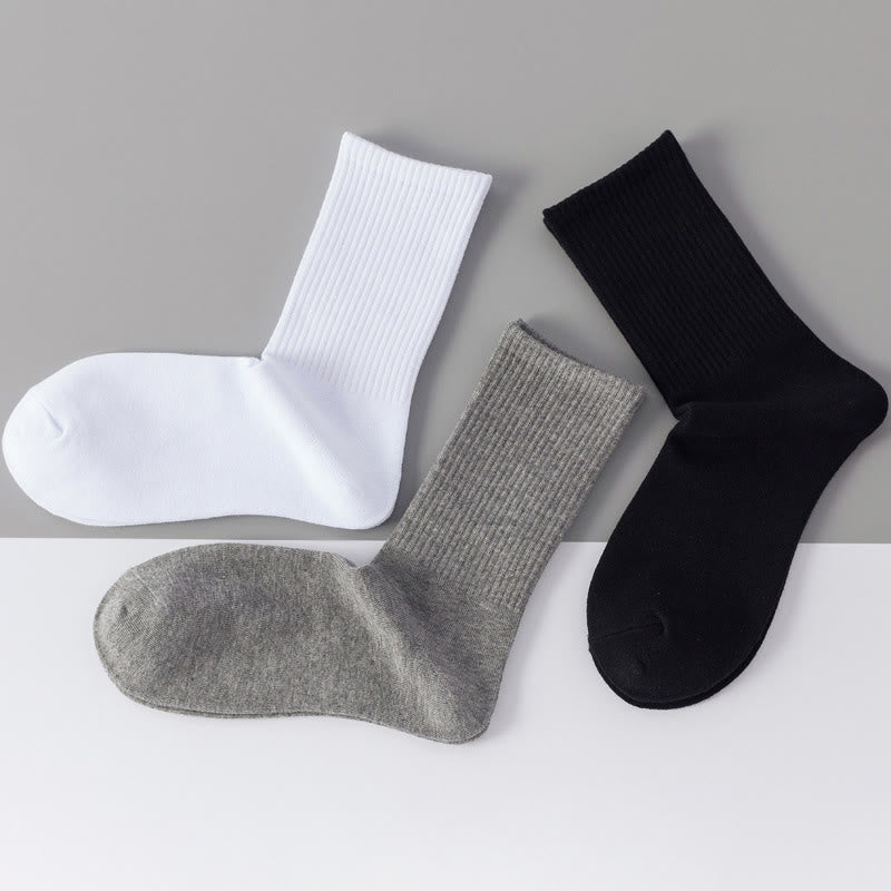 Breathable Soft Cotton Socks(3 Pairs) - image 5