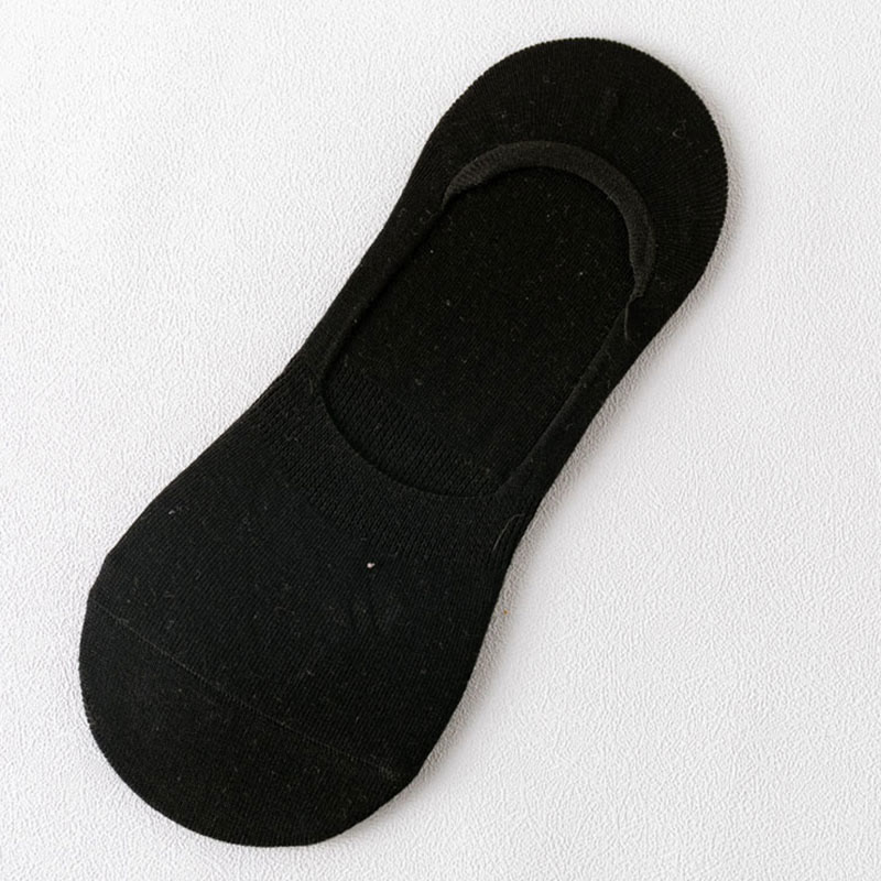 Non-Slip No Show Socks(5 Pairs) - Black - EU43-47(US9.5-12.5) - image 7