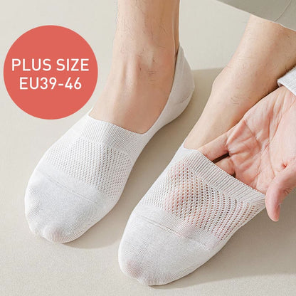 Plus Size Mesh Breathable No Show Socks(5 Pairs) - image 1