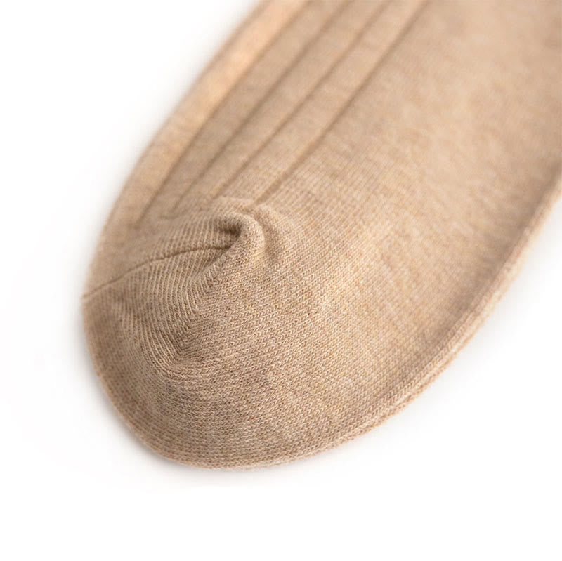 Solid Stripes Crew Socks(3 Pairs) - image 5