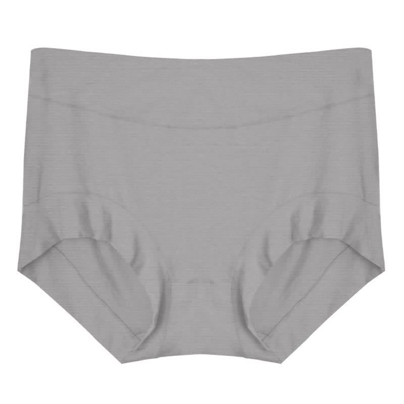 High-Waisted Breathable Panty(3 Pairs) - Grey - Fits 175-255lbs - image 15