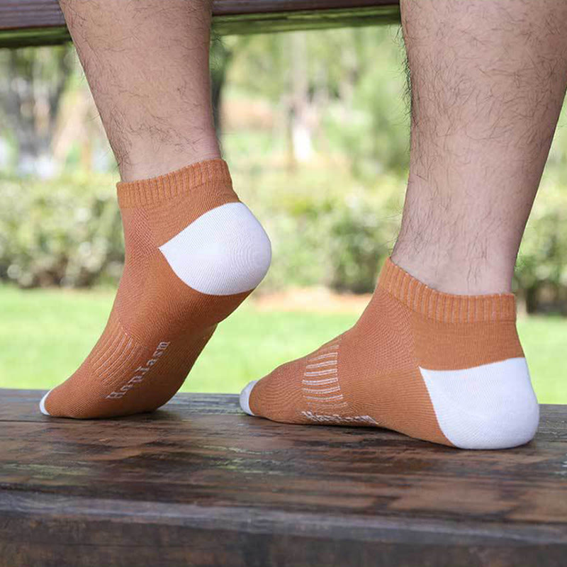 Letter Mesh Ankle Socks(5 Pairs) - image 3