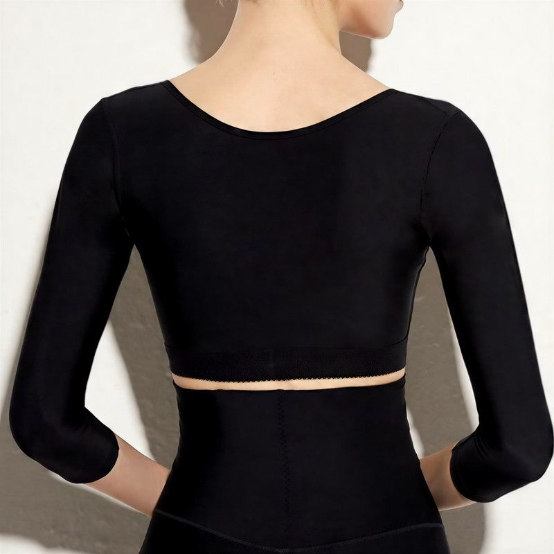 U-neck Adjustable Front Closure Arm Shaping Top - image 2