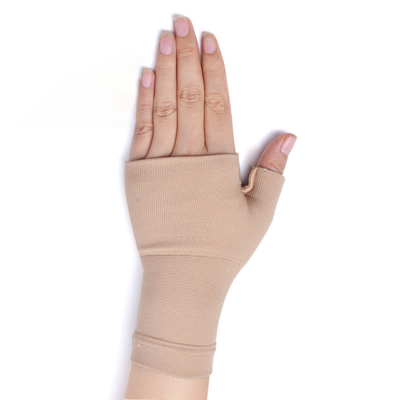 Wrist Support Thumb Guard Muscle Gloves - image 1