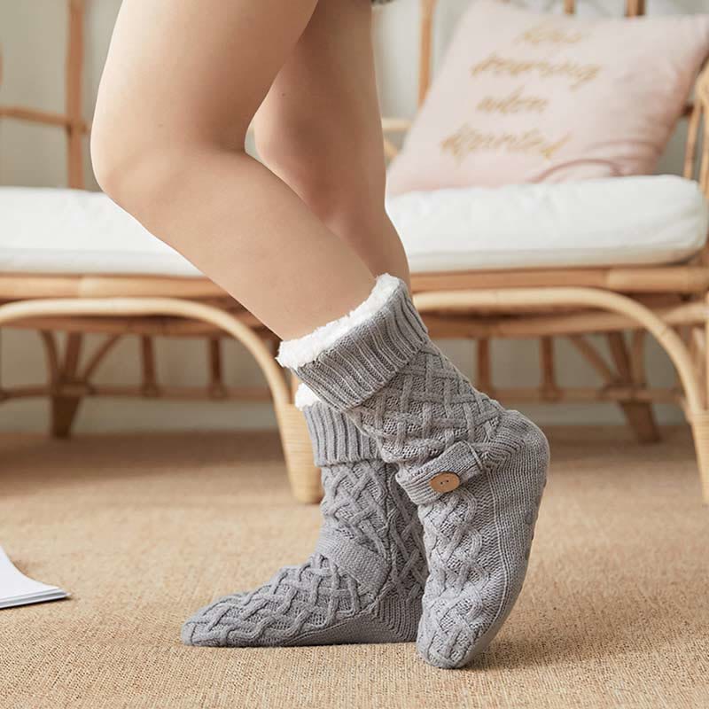 Christmas Wool Cozy Home Slipper Socks - image 3