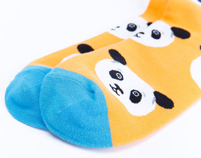 Plus Size Cute Panda Crew Socks(5 Pairs) - image 11