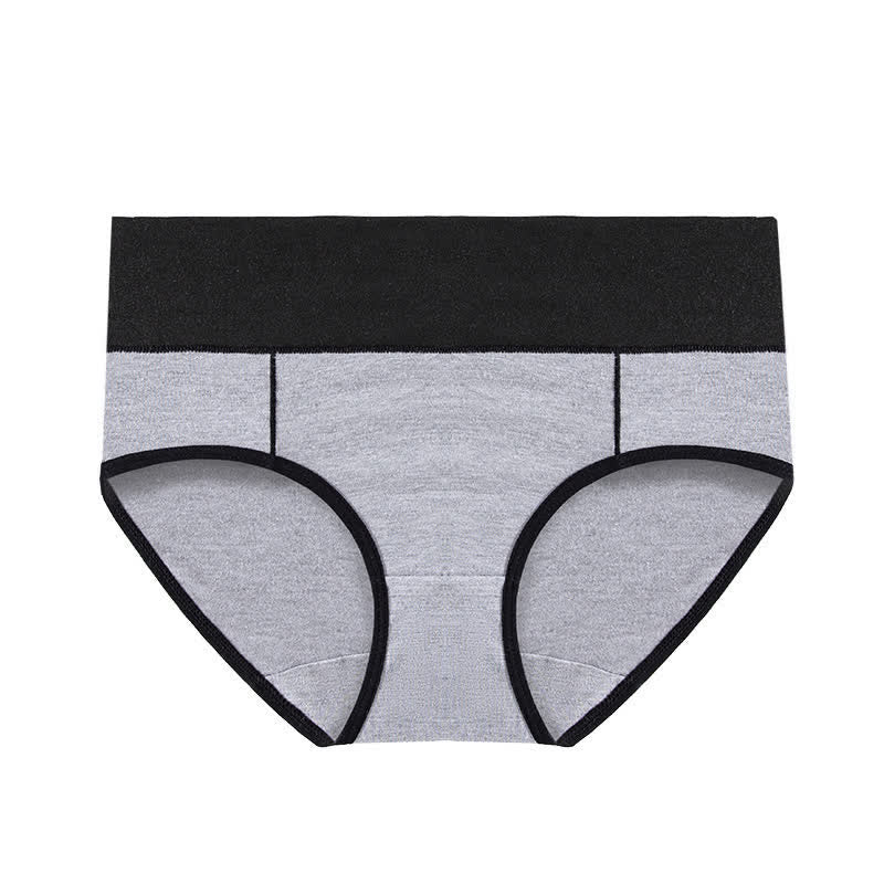 High-Waisted Cotton Antibacterial Panty(5 Pairs) - image 15