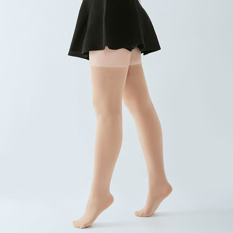 Cotton Thick Thigh High Socks(3 Pairs) - image 1