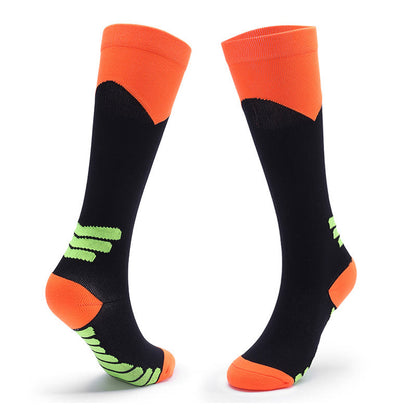 Sport Knee High Compression Socks(2 Pairs) - Black - L/XL - image 4