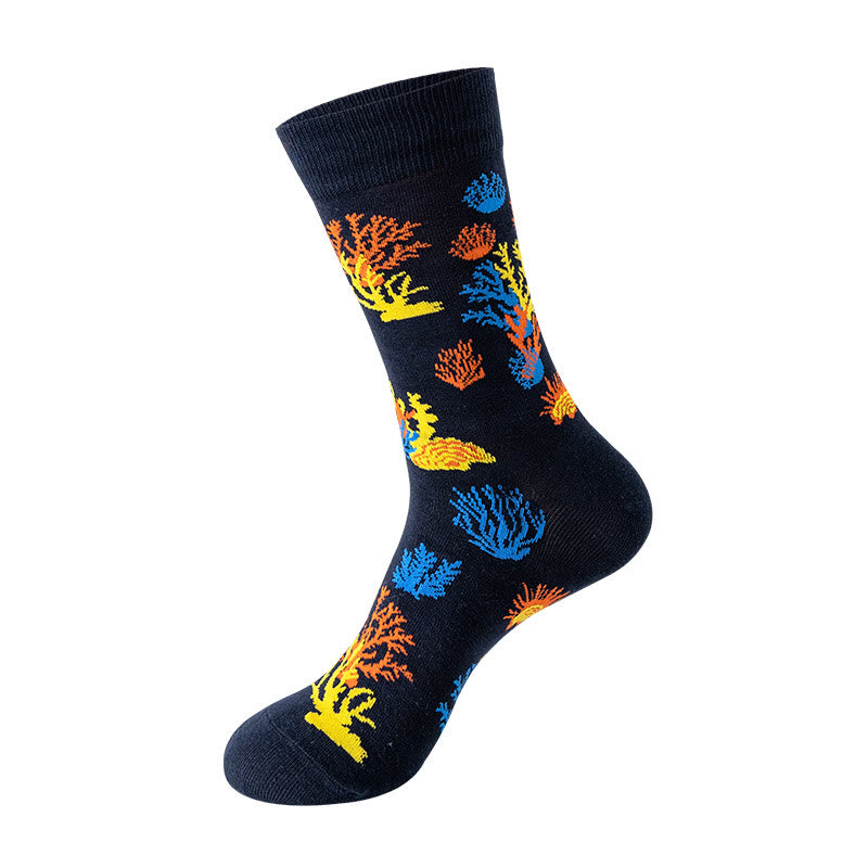 Plus Size Sea Creatures Crew Socks(5 Pairs) - image 3