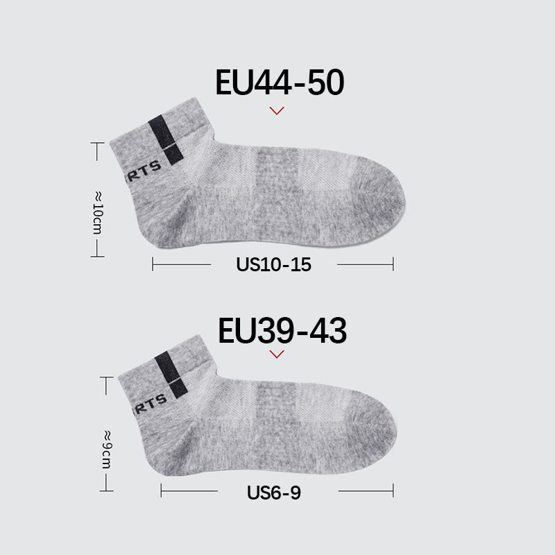 Mesh Breathable Ankle Socks(5 Pairs) - image 5