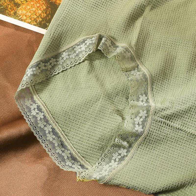 High-Waisted Breathable Lace Panty(5 Pairs) - image 5