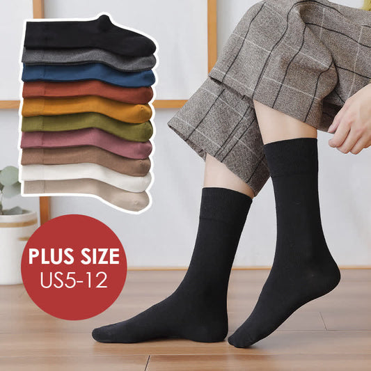 Plus Size Soft Durable Crew Socks(8 Pairs) - image 1