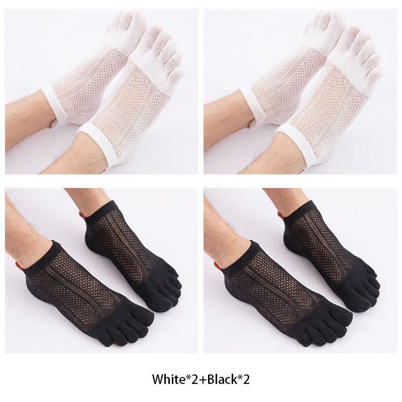 Five Toes Cotton Alignment Socks(4 Pairs) - image 13