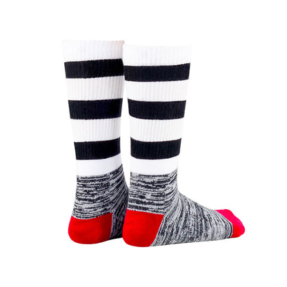 Black&White Stripes Knee High Cushioned Socks - image 5
