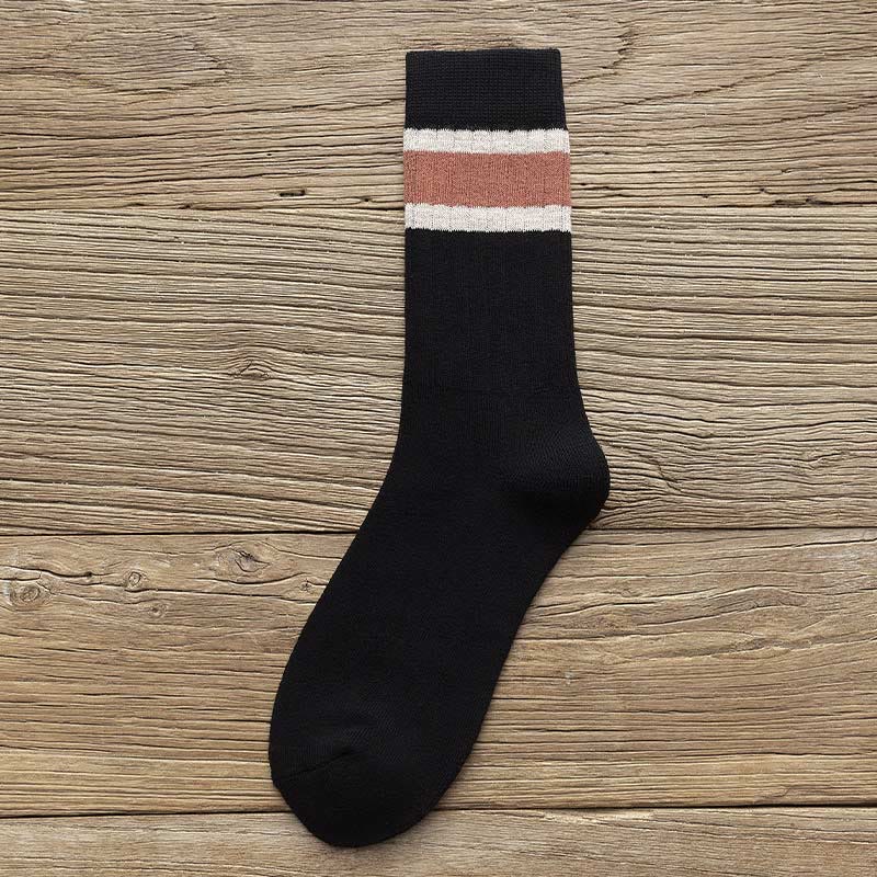 Plus Size Warm Breathable Quarter Socks(8 Pairs) - Black - EU37-45(US4-11) - image 7