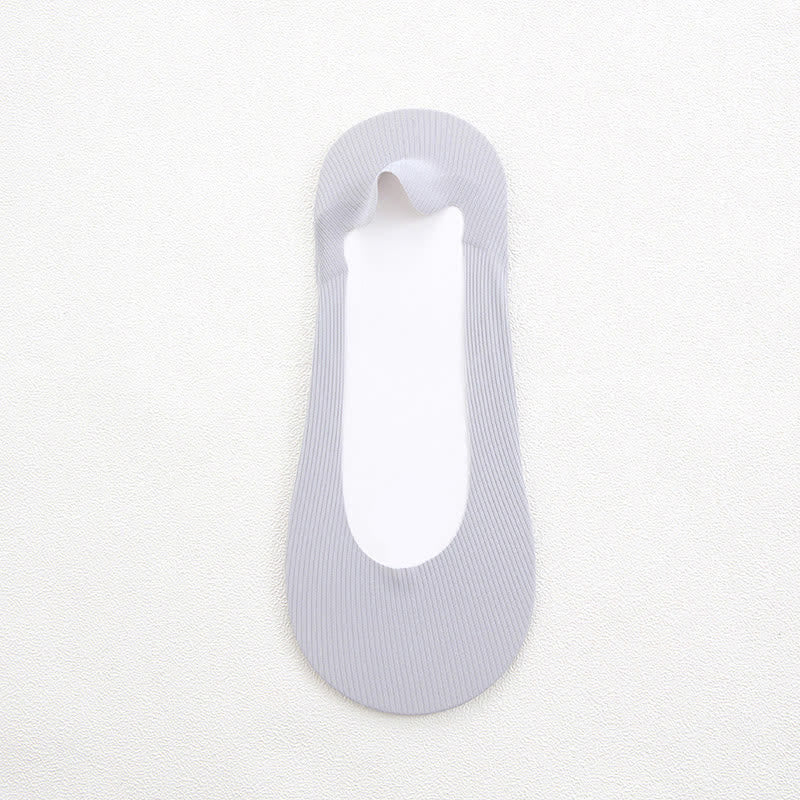 Plus Size 100% Cotton Boat Socks(7 Pairs)