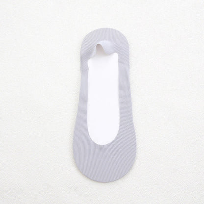 Plus Size 100% Cotton Boat Socks(7 Pairs)