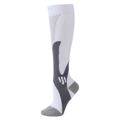 Plusock Plus Size Sport Compression Socks - White - 7XL - image 2
