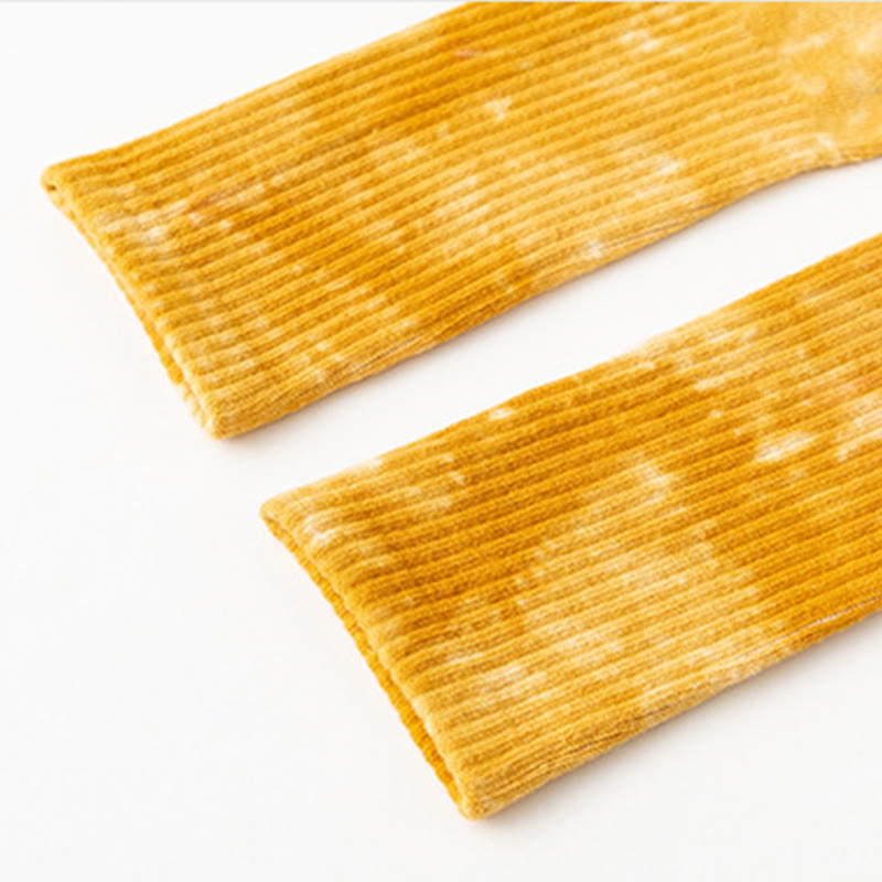 Plusock Tie-dye Crew Socks(5 Pairs) - image 9