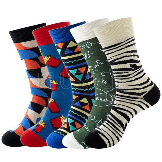 Abstract Formula Crew Socks(5 Pairs) - image 0
