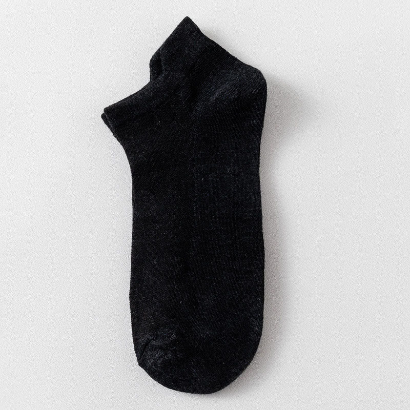Multicolor Loose Cotton Socks(3 Pairs) - 42-48 - Black - image 10