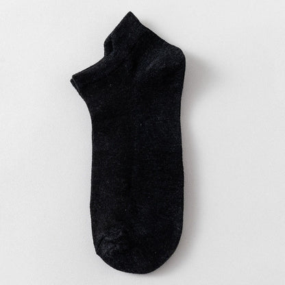 Multicolor Loose Cotton Socks(3 Pairs) - 42-48 - Black - image 10
