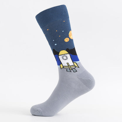 Plusock Alien Extraterrestrial Crew Socks(5 Pairs) - image 5