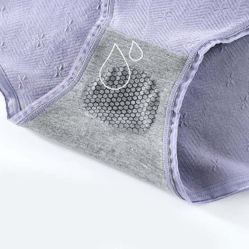 High-Waisted Antibacterial Panty(6 Pairs) - image 3