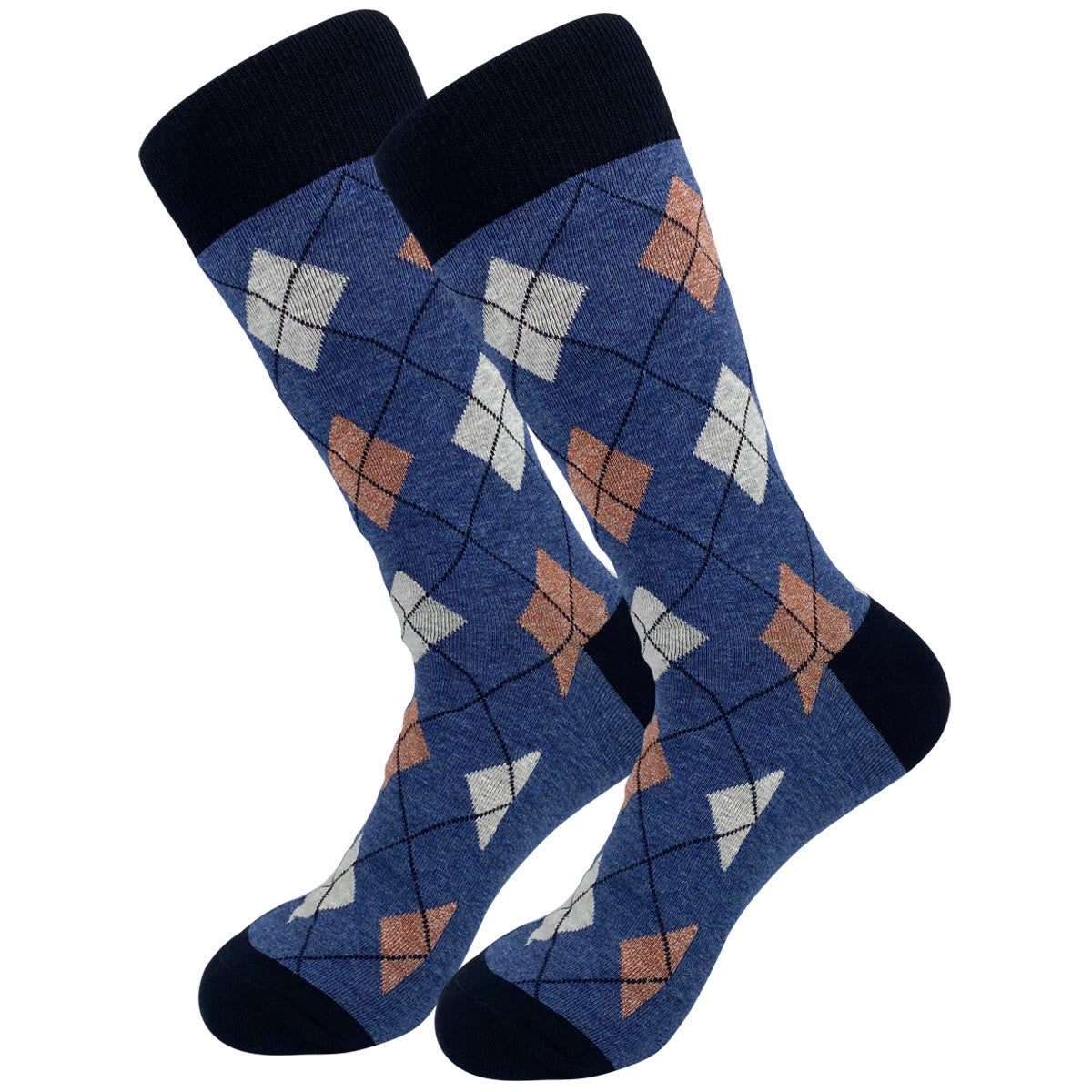 Plusock Classic Lozenge Crew Socks(5 Pairs) - image 1
