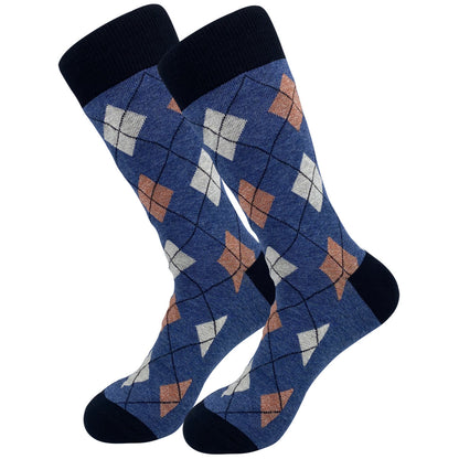 Plusock Classic Lozenge Crew Socks(5 Pairs) - image 1