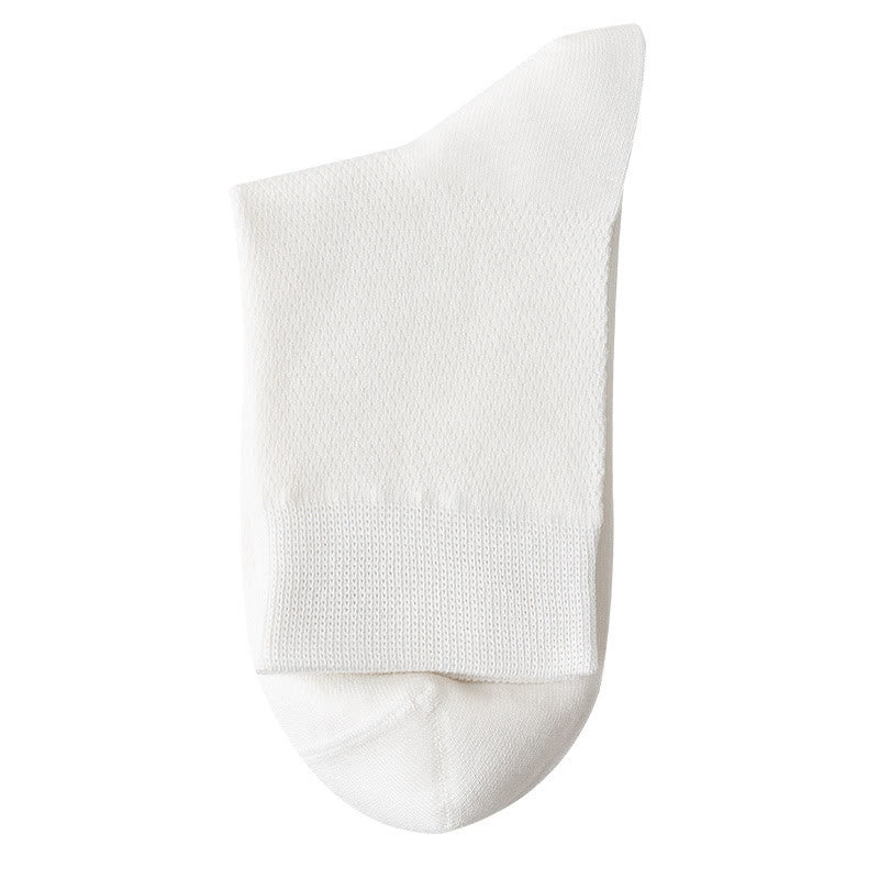Multicolor Mesh Quarter Socks(5 Pairs) - White - EU39-46(US5-12) - image 13