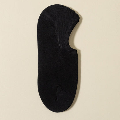 Non-Slip No Show Socks(5 Pairs) - Black - EU39-46(US5-12) - image 16