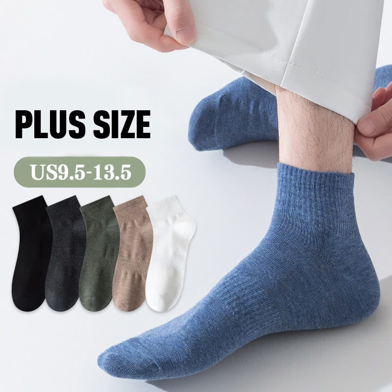 Plusock Breathable Soft Cotton Quarter Socks(7 Pairs) - image 0