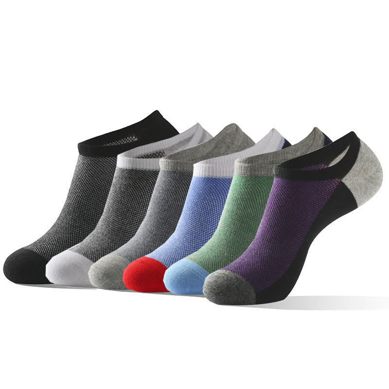 Breathable Ankle Low Cut Socks(6 Pairs) - Multicolor(6 Pairs) - EU43-48(US9-13) - image 0