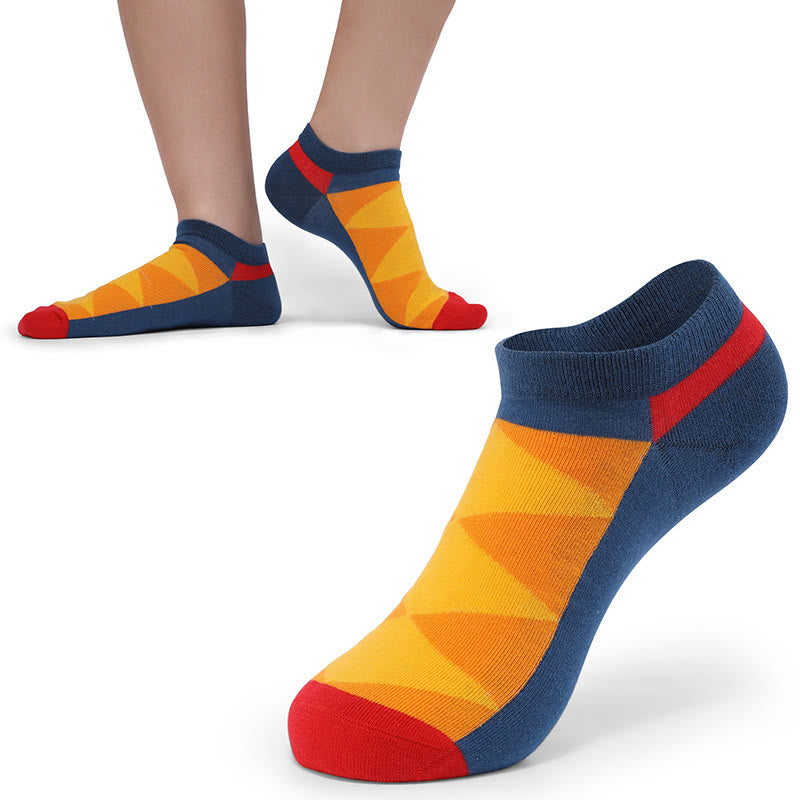 Color Contrast Ankle Socks(5 Pairs) - image 2