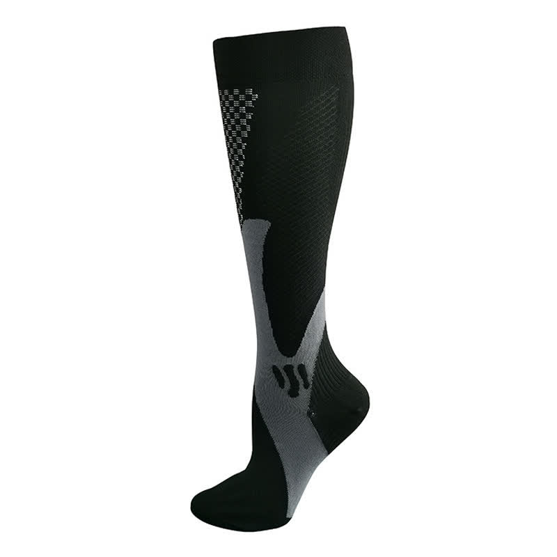 Colorful Stripe Compression Socks(3 Pairs) - image 8