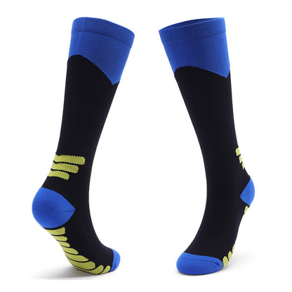 Sport Knee High Compression Socks(2 Pairs) - Dark Blue - L/XL - image 3