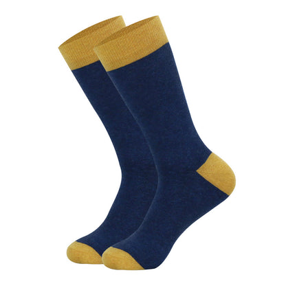 Double Color Crew Socks(6 Pairs) - image 3