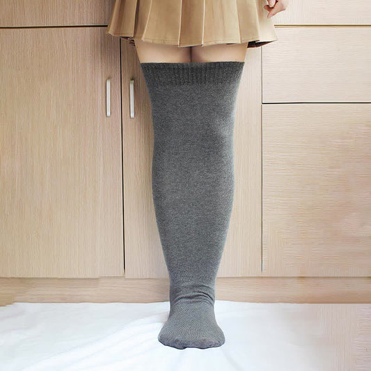 Cotton Thick Thigh High Socks - image 0