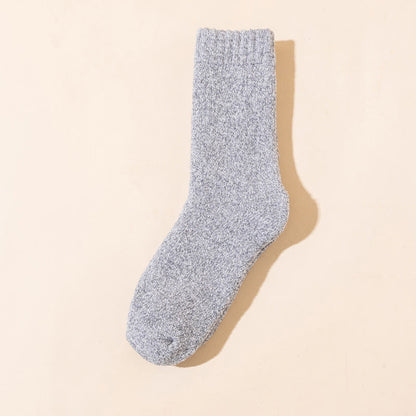 Plusock Thickened Thermal Quarter Socks(5 Pairs) - Light Gray - EU40-47(US7-13) - image 5