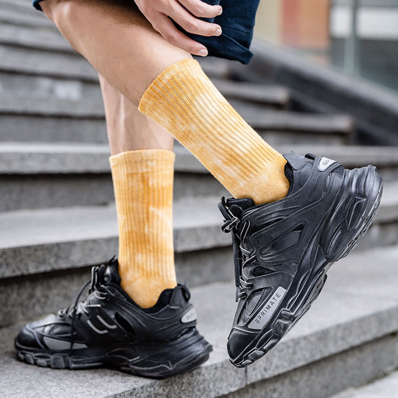 Plusock Tie-dye Crew Socks(5 Pairs) - image 3