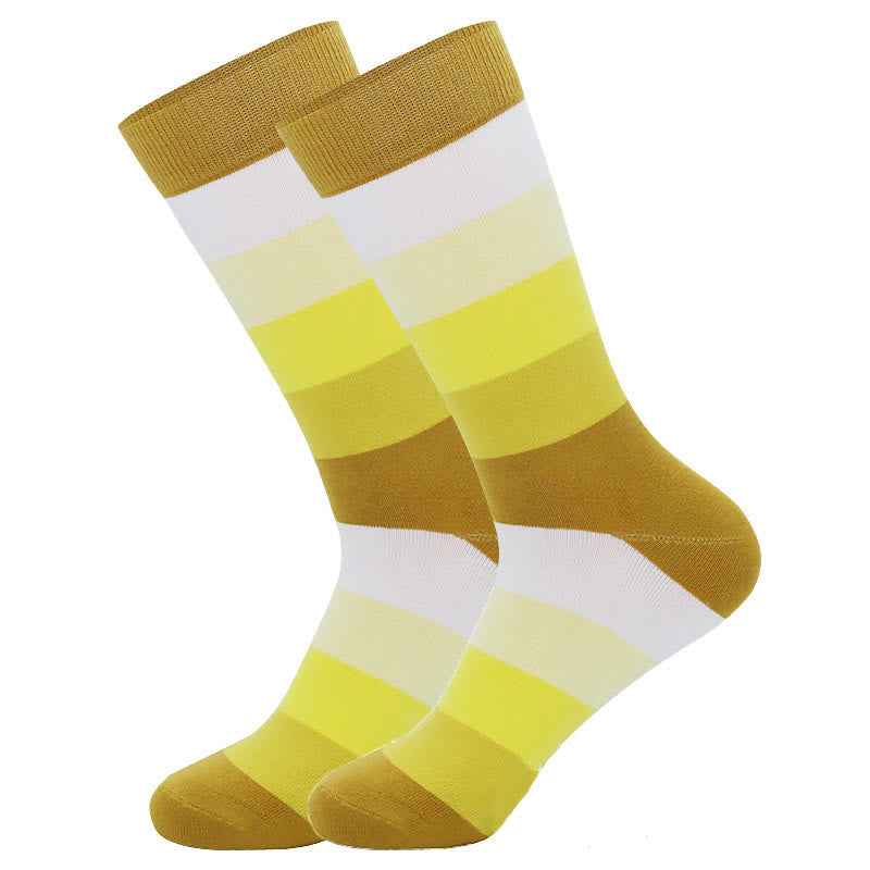 Bright Colorful Novelty Crew Socks(5 Pairs) - image 5