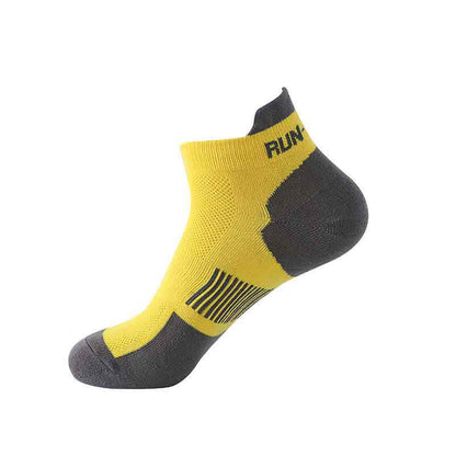Athletic Running Ankle Compression Socks(5 Pairs) - Yellow - EU36-42(US4-8) - image 16