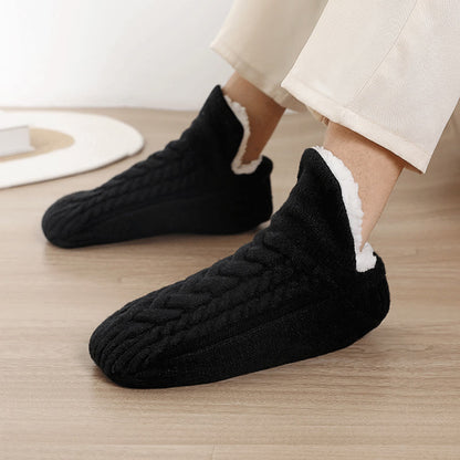 Plus Size Anti Slip Slipper Socks(2 Pairs) - Black - EU36-39(US3-6) - image 2
