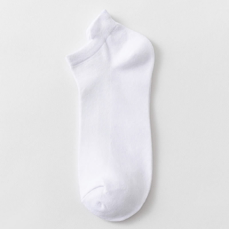 Multicolor Loose Cotton Socks(3 Pairs) - 42-48 - White - image 13