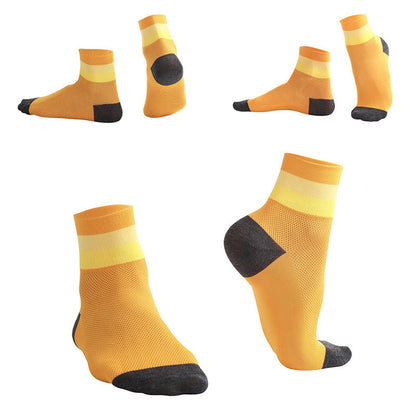 Candy Color Breathable Quarter Socks