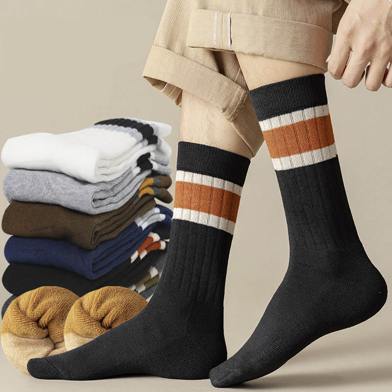 Plus Size Warm Breathable Quarter Socks(8 Pairs) - image 1